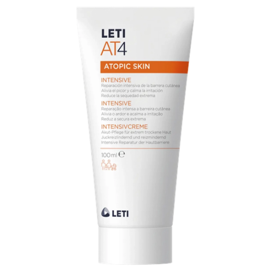 Imagen de LETI-AT4 INTENSIVE EMOLIENTE S/PERFUME BEBE-NINO-ADULTO CREMA 100 ML