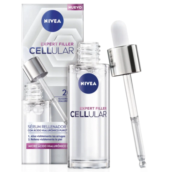 Imagen de NIVEA EXPERT FILLER CELLULAR SERUN AC HIALURONICO 30 ML