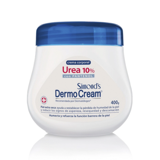 Imagen de SIMONDS DERMOCREAM UREA 10% PANTENOL CREMA 400 ML