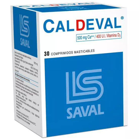Imagen de Caldeval x 30 comprimidos masticable