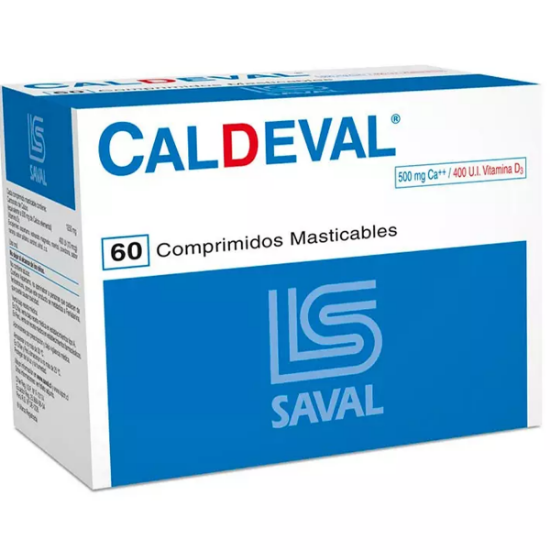 Imagen de Caldeval x 60 comprimidos masticables