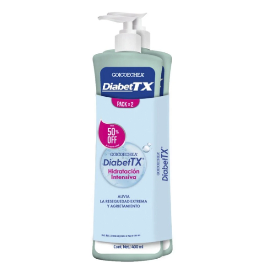 Imagen de Diabetex TX crema hidratante corporal 400 ml x 2 unidades