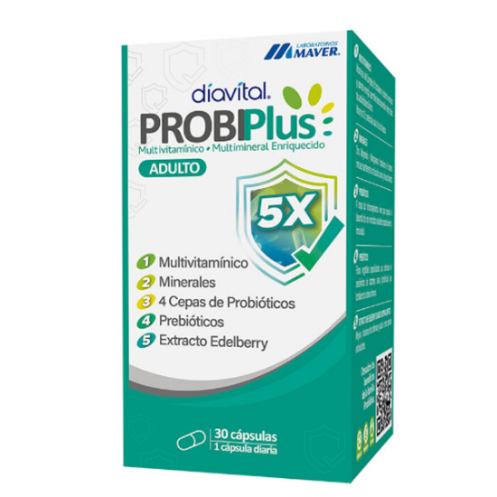 Imagen de Diavital probiplus adulto x 30 cápsulas