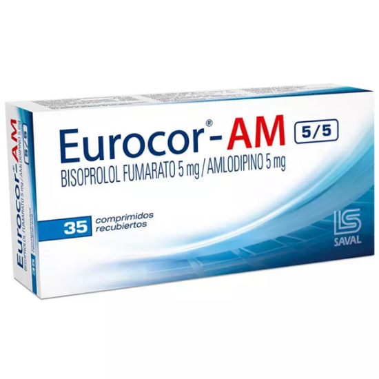 Imagen de Eurocor AM 5 / 5 x 35 comprimidos recubiertos