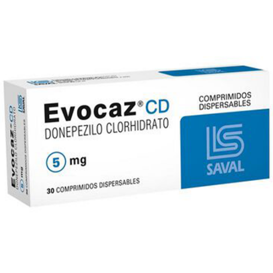 Imagen de Evocaz CD 5 mg x 30 comprimidos dispersables