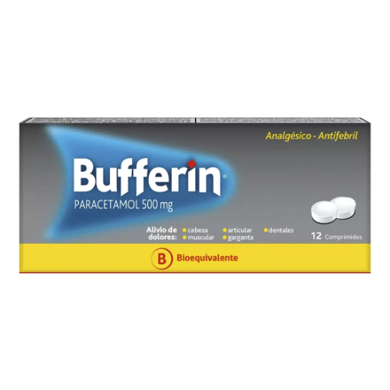 Imagen de Bufferin 500 mg x 12 comprimidos