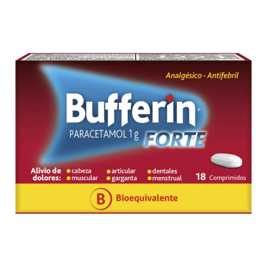 Imagen de Bufferin 1 g x 18 comprimidos