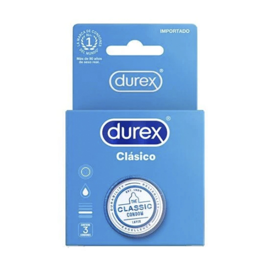 Imagen de Durex clásico condones x 3 unidades