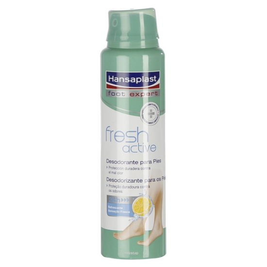 Imagen de HANSAPLAST FOOT EXPERT FRESH ACTIVE 24H LIMON DESODORANTE PIES SPRAY 150 ML