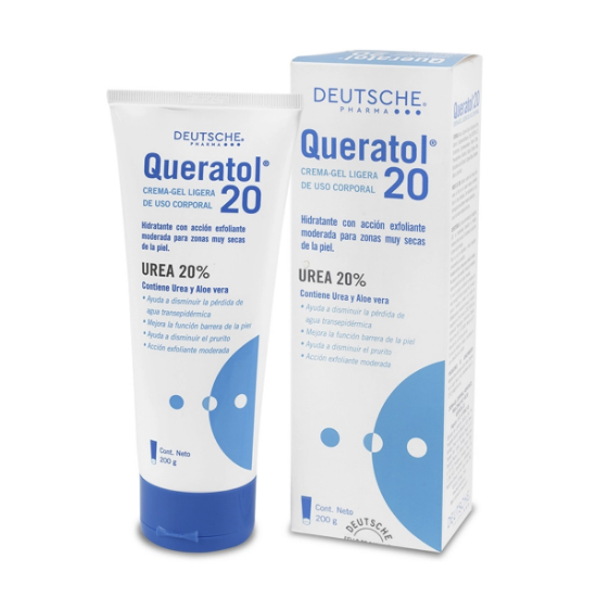 Imagen de QUERATOL 20% HIDRATANTE PARA ZONAS MUY SECAS CREMA-GEL CORPORAL 200 G.