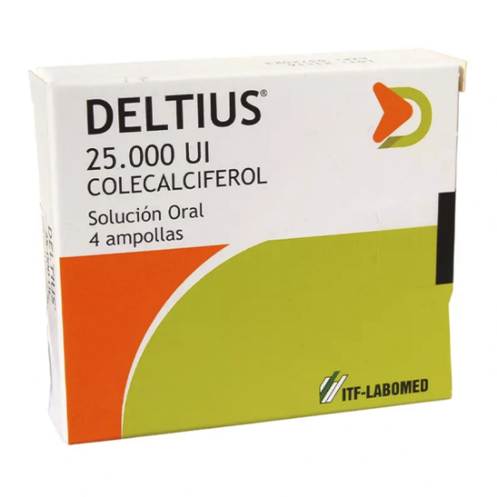 Imagen de Deltius 25000 U.I solución oral x 4 ampollas bebibles