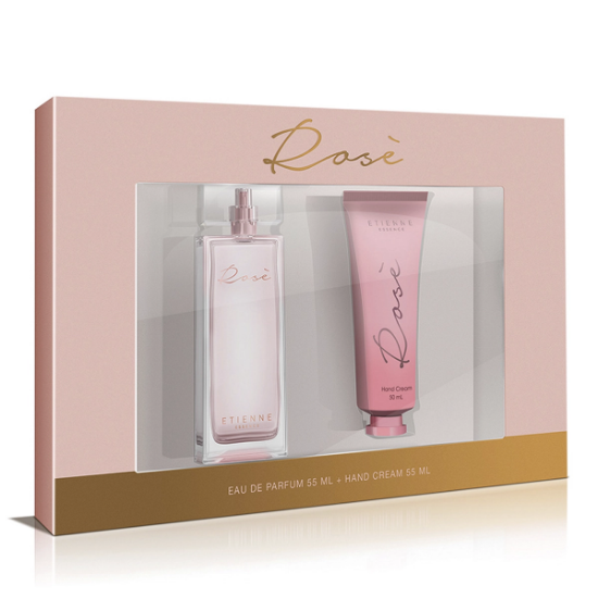 Imagen de Etienne essence rose edp + crema de manos 55 + 50 ml