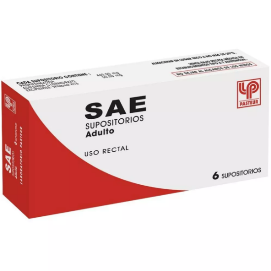 Imagen de Adifenina c / propifenazona S.A.E adulto x 6 supositorios