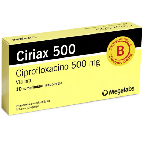 Imagen de Ciriax 500 mg x 10 comprimidos recubiertos