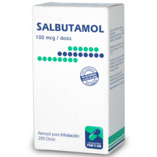 Imagen de SALBUTAMOL-LF 100 MCG/DOSIS AEROSOL INHALACION 200 DOSIS