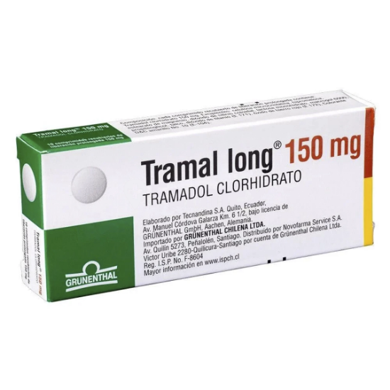 Imagen de TRAMAL-LONG 150 MG 10 COMPRIMIDOS RECUBIERTOS LIB.PROLONGADA [RT] (TRAMADOL HCL)