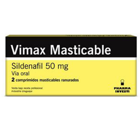 Imagen de VIMAX 50 MG 2 COMPRIMIDOS MASTICABLES (SILDENAFIL)