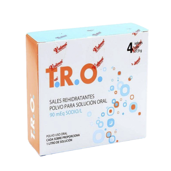 Imagen de T.R.O 90 MEQ. 4 SOBRES (SALES REHIDRATACION)