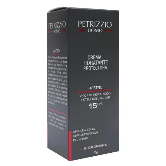Imagen de PETRIZZIO UOMO MEN HIDRATANTE PROTECTORA FPS15 CREMA 75 G.