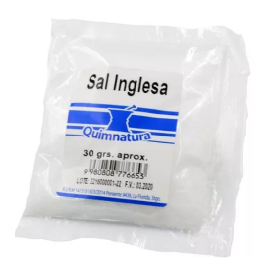 Imagen de QUIMNATURA SAL INGLESA BOLSA 30 G.