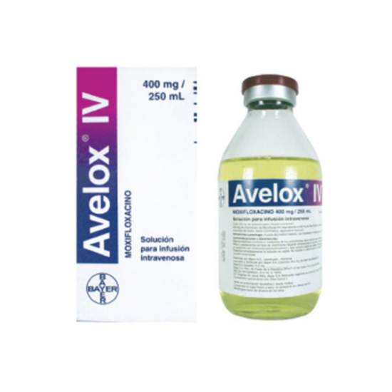 Imagen de AVELOX 400MG / 250ML I.V. X 5 FCO.AMP.
