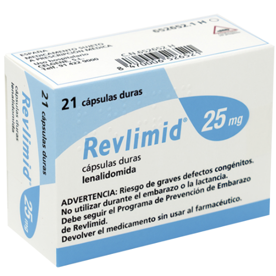 Imagen de REVLIMID 25 MG X 21 CAPS.