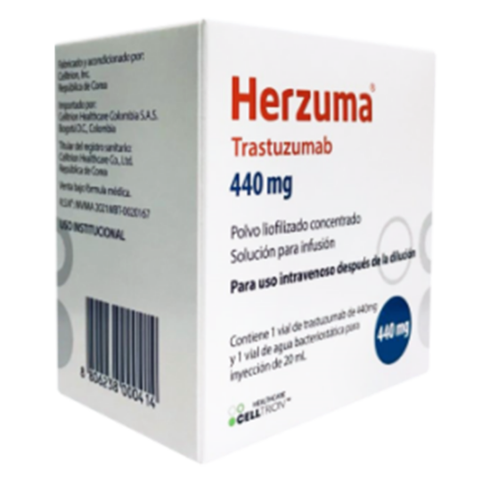 Imagen de HERZUMA 440 MG X 1 FCO. AMP.