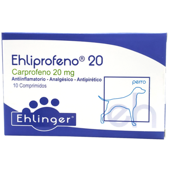 Imagen de VET EHLIPROFENO 20 MG ENVASE DE 10 COMP.