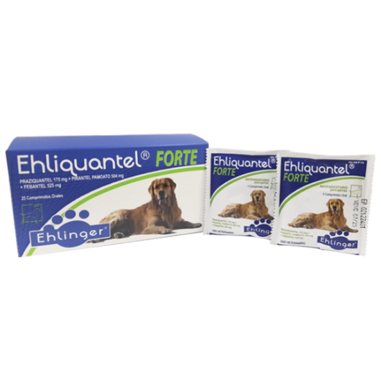 Imagen de VET EHLIQUANTEL FORTE CAJA CON 25 COMP. EN SACHET INDIVIDUAL