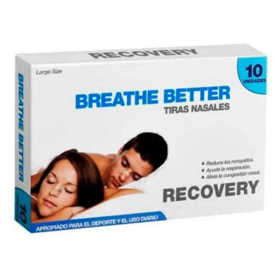 Imagen de RECOVERY BREATHE BETTER (TIRAS NASALES) X 10 UNID.