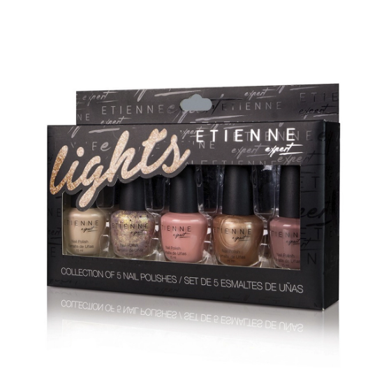 Imagen de ESTUCHE SET ESMALTES LIGHTS METALLICS X 5 UNID.