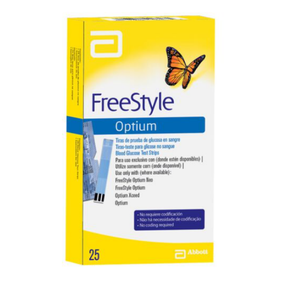 Imagen de FREESTYLE OPTIUM TIRAS GLUCOSA X 25 UNID.