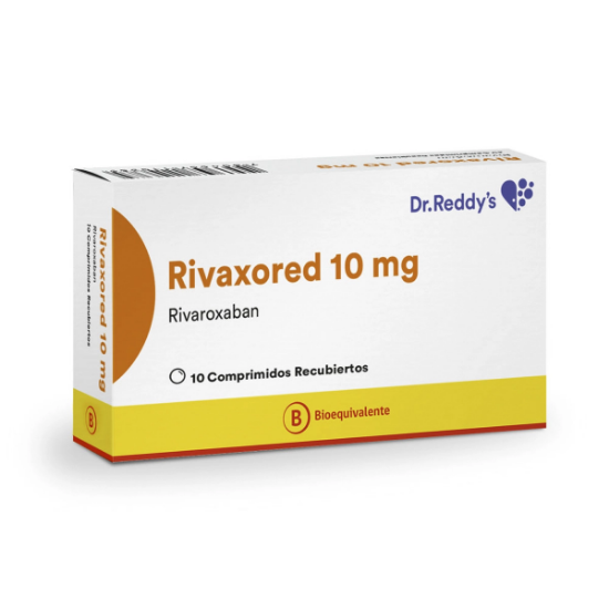 Imagen de RIVAXORED 10 MG X 10 COMP. REC.
