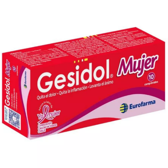 Imagen de GESIDOL MUJER X 10 COMP.