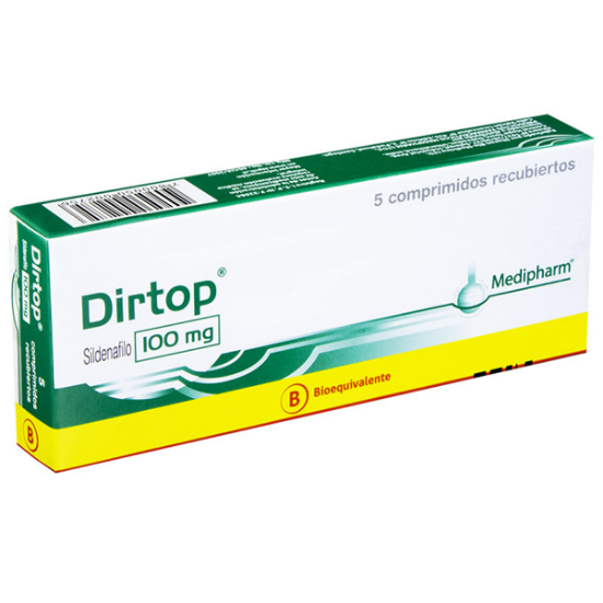 Imagen de DIRTOP 100 MG X 5 COMP.