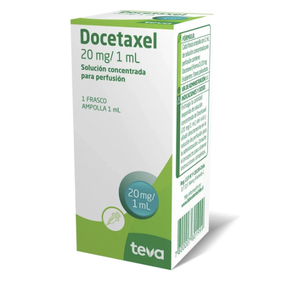 Imagen de DOCETAXEL 20MG / 1ML X 1 FCO.AMP.