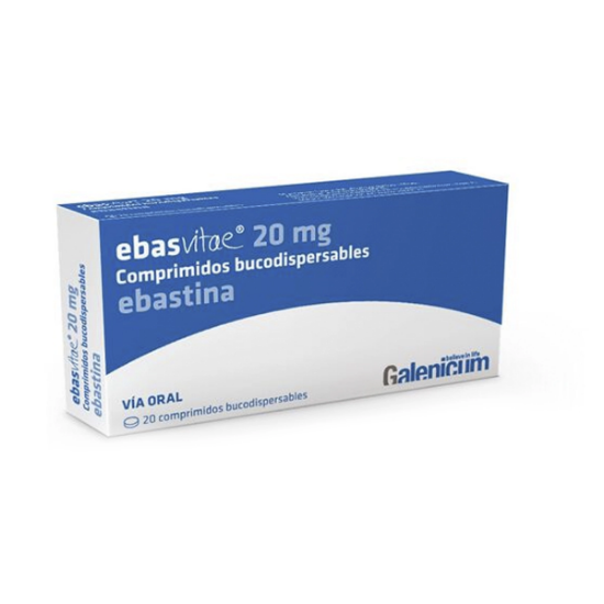 Imagen de EBASVITAE 20 MG X 20 COMP. DISPERSABLES