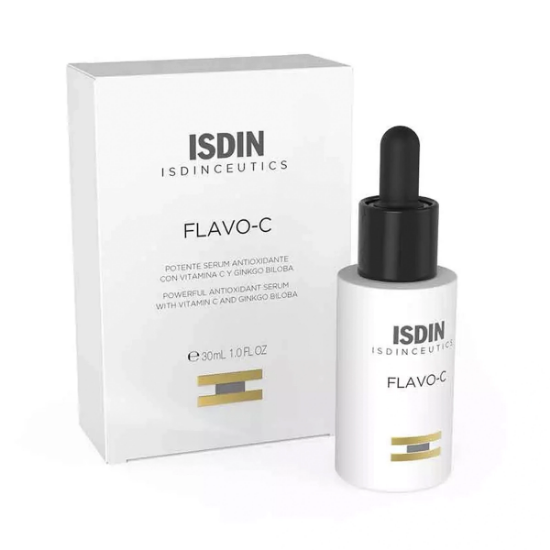 Imagen de ISDINCEUTICS FLAVO-C SERUM ANTIOXIDANTE CON VITAMINA C Y GINKGO BILOBA 30 ML