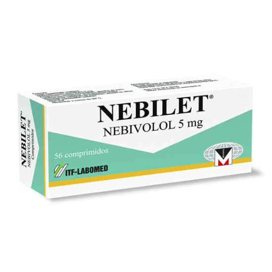 Imagen de NEBILET 5 MG X 56 COMP.