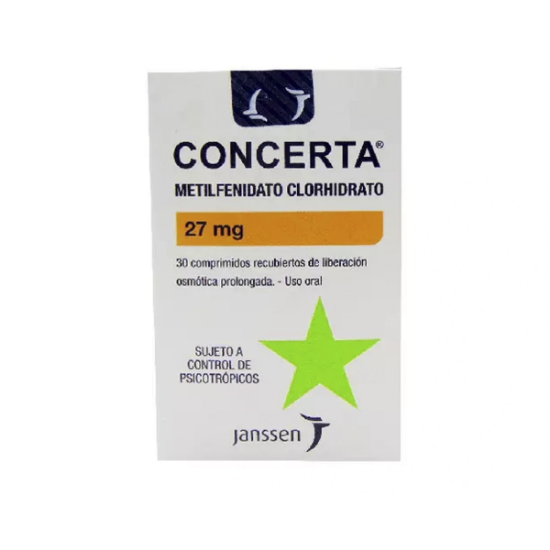 Imagen de CONCERTA 27 MG X 30 COMP.
