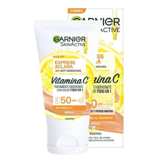 Imagen de GARNIER CREMA EXPRESS ACLARA MEDIA 40 GRS
