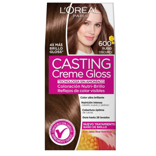 Imagen de CASTING CREME GLOSS TONO SOBRE TONO 600 RUBIO OSCURO
