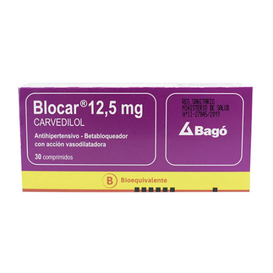 Imagen de BLOCAR 12,5 MG X 30 COMP.
