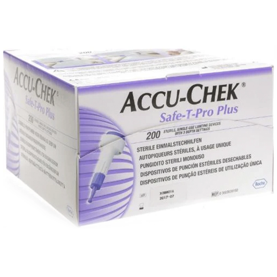 Imagen de ACCU-CHEK SAFE T PRO PLUS X 200 UNID.