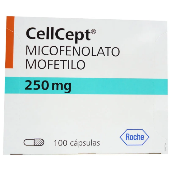 Imagen de CELLCEPT 250 MG X 100 CAPS.