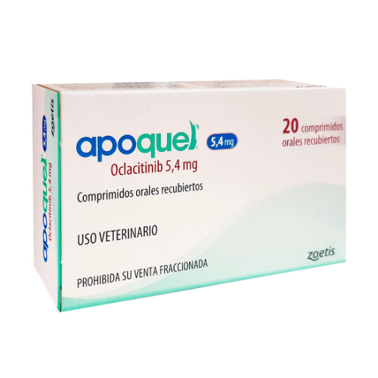 Imagen de VET APOQUEL 5.4 MG X 20 COMP. REC.