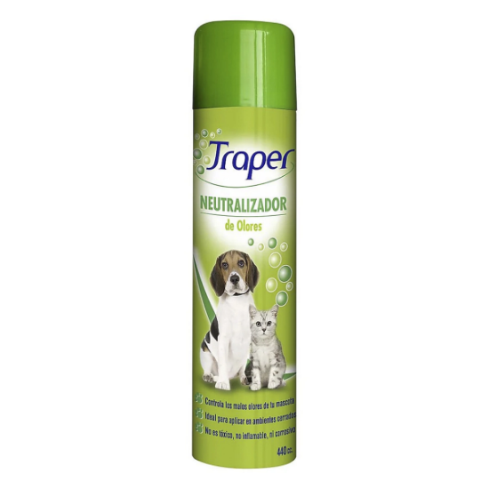 Imagen de VET TRAPER NEUTRALIZADOR OLORES AEROSOL X 440 CC.