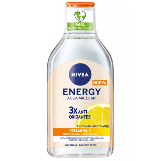 Imagen de NIVEA LOCION MICELAR ENERGY 400ML