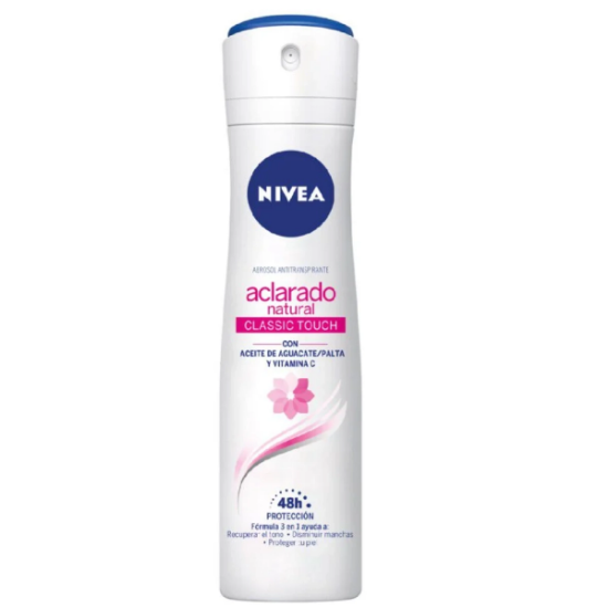 Imagen de NIVEA ACLARADO NATURAL CLASSIC TOUCH SPRAY 150ML
