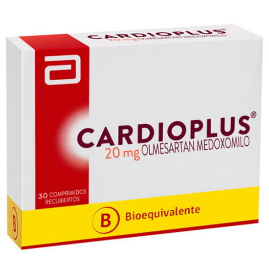 Imagen de CARDIOPLUS 20MG X 30 COMP. REC.